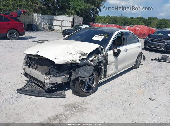 WDDZF4JB5HA034248 2017 MERCEDES-BENZ E-CLASS Белый Передняя левая четверть