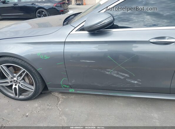 WDDZF4JB5HA233297 2017 MERCEDES-BENZ E-CLASS Gray Вид спереду