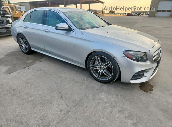 WDDZF4JB5HA260855 2017 MERCEDES-BENZ E Silver Передня права чверть