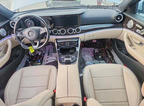 WDDZF4JB5HA260855 2017 MERCEDES-BENZ E Silver Вид панелі приладів