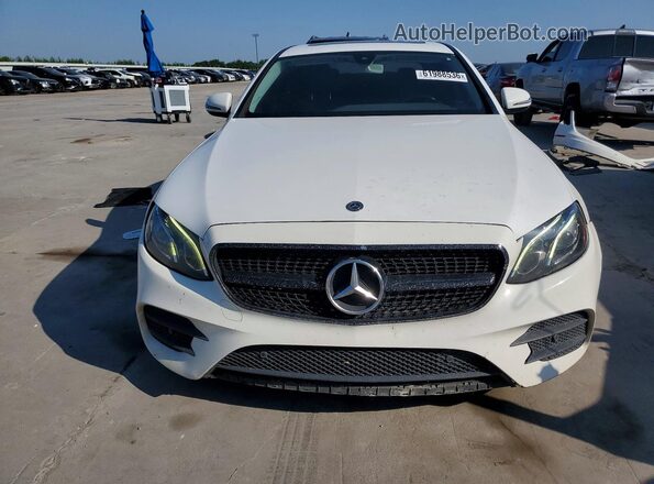 WDDZF4JB5JA311857 2018 MERCEDES-BENZ E White Front view