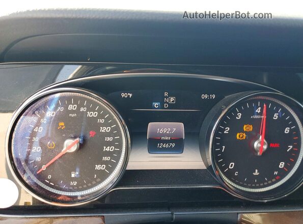 WDDZF4JB5JA311857 2018 MERCEDES-BENZ E White Instrument cluster view