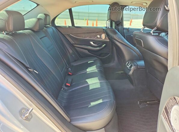 WDDZF4JB5JA395047 2018 MERCEDES-BENZ E Silver Rear seats view