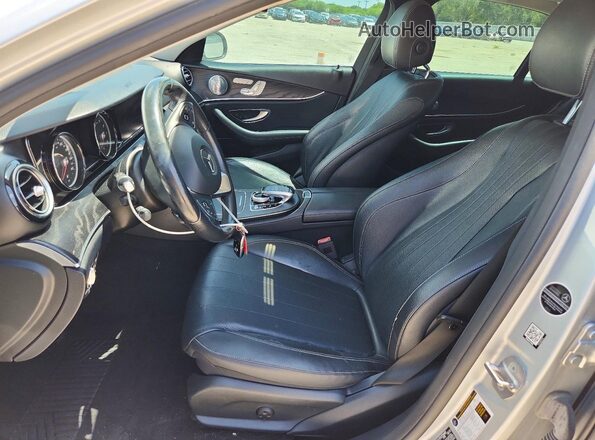 WDDZF4JB5JA395047 2018 MERCEDES-BENZ E Silver Front interior view