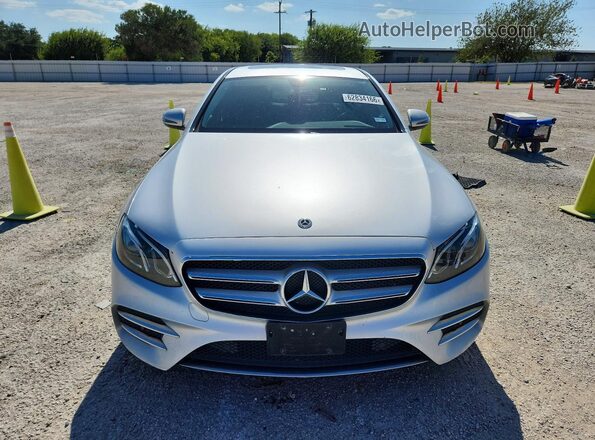 WDDZF4JB5JA395047 2018 MERCEDES-BENZ E Silver Front view