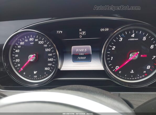 WDDZF4JB5KA626336 2019 MERCEDES-BENZ E-CLASS Silver უკანა სავარძლების ხედი