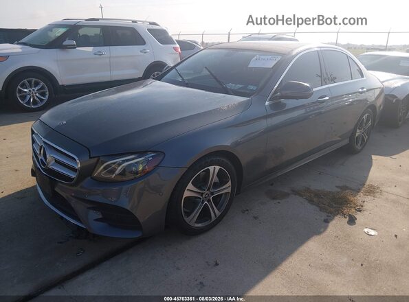 WDDZF4JB5KA661510 2019 MERCEDES-BENZ E-CLASS Gray წინა მარცხენა ხედი სამი მეოთხედიდან