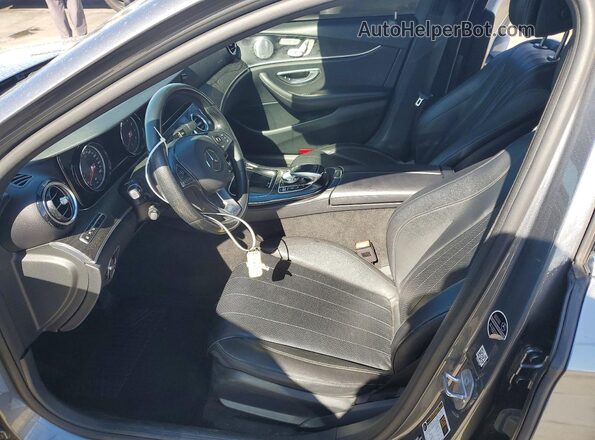 WDDZF4JB6HA138117 2017 MERCEDES-BENZ E Gray Front interior view