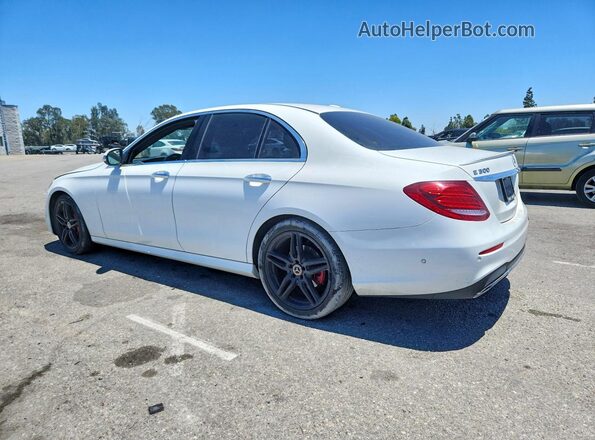 WDDZF4JB6JA347136 2018 MERCEDES-BENZ E White Trasero izquierdo