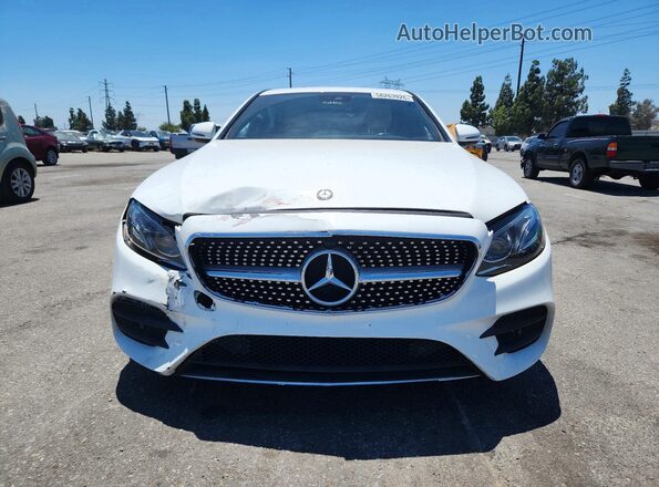 WDDZF4JB6JA347136 2018 MERCEDES-BENZ E White Vista frontal