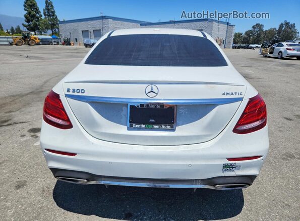WDDZF4JB6JA347136 2018 MERCEDES-BENZ E White Vista trasera
