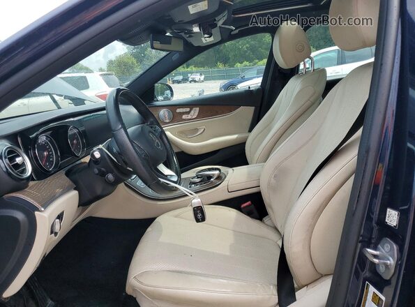 WDDZF4JB6JA408162 2018 MERCEDES-BENZ E Blue წინა სალონის ხედი