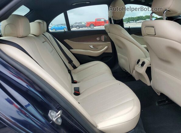 WDDZF4JB6JA408162 2018 MERCEDES-BENZ E Blue უკანა სავარძლების ხედი