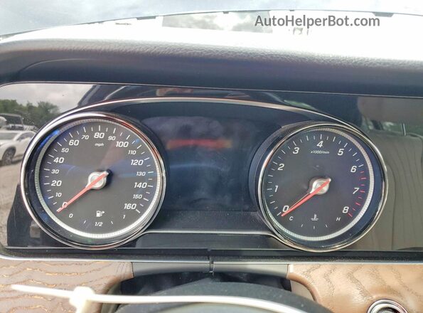 WDDZF4JB6JA408162 2018 MERCEDES-BENZ E Blue ხელსაწყოთა პანელის ხედი