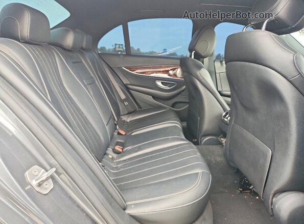 WDDZF4JB7HA028712 2017 MERCEDES-BENZ E Gray უკანა სავარძლების ხედი