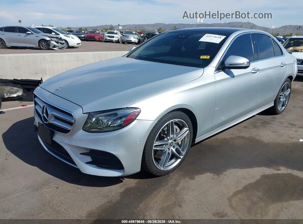 WDDZF4JB7HA049916 2017 MERCEDES-BENZ E-CLASS Gray Front left