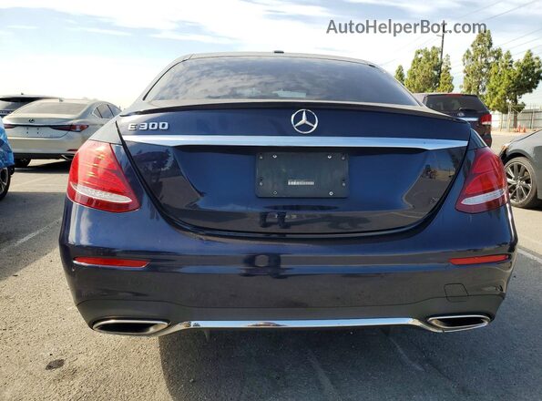 WDDZF4JB7HA056851 2017 MERCEDES-BENZ E Blue Հետևի տեսք