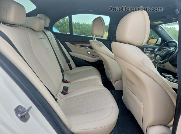 WDDZF4JB7HA087064 2017 MERCEDES-BENZ E White უკანა სავარძლების ხედი