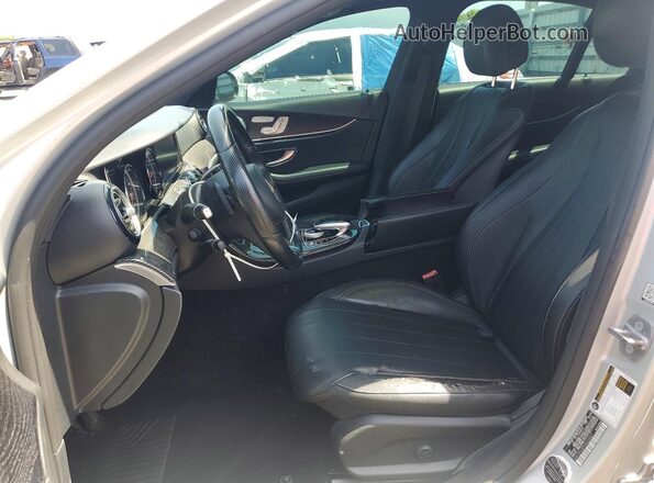 WDDZF4JB7HA204027 2017 MERCEDES-BENZ E Silver წინა სალონის ხედი