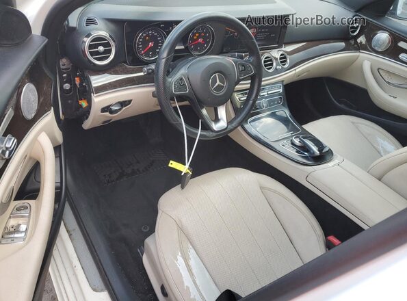 WDDZF4JB7HA289287 2017 MERCEDES-BENZ E White Dashboard view