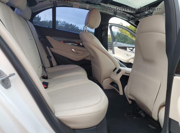 WDDZF4JB7HA289287 2017 MERCEDES-BENZ E White Rear seats view