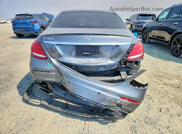 WDDZF4JB7JA458990 2018 MERCEDES-BENZ E Gray უკანა ხედი