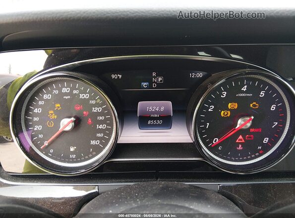 WDDZF4JB7KA644739 2019 MERCEDES-BENZ E-CLASS Серый Вид задних сидений