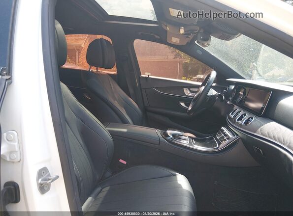WDDZF4JB8HA161401 2017 MERCEDES-BENZ E-CLASS Белый Вид салона спереди