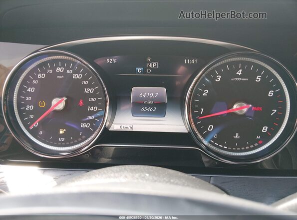 WDDZF4JB8HA161401 2017 MERCEDES-BENZ E-CLASS Белый Вид задних сидений