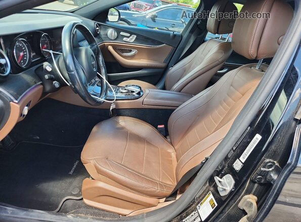 WDDZF4JB9HA069276 2017 MERCEDES-BENZ E Black Vista interior delantera