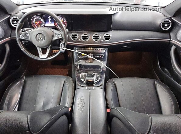 WDDZF4JB9HA106780 2017 MERCEDES-BENZ E White Առջևի վահանակի տեսք