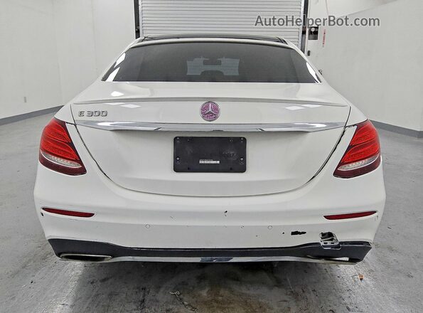 WDDZF4JB9HA106780 2017 MERCEDES-BENZ E White Հետևի տեսք