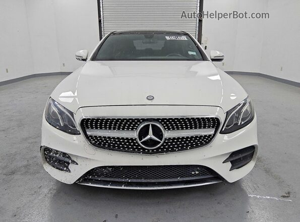 WDDZF4JB9HA106780 2017 MERCEDES-BENZ E White Դիմացի տեսք