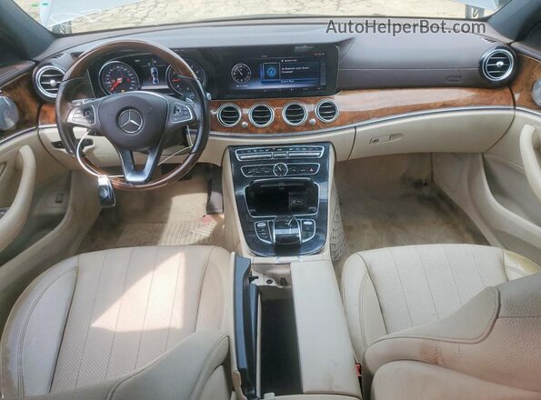 WDDZF4JB9HA241872 2017 MERCEDES-BENZ E-CLASS Gray Սարքավորումների վահանակի տեսք