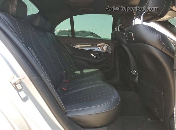 WDDZF4JB9JA354386 2018 MERCEDES-BENZ E Silver უკანა სავარძლების ხედი