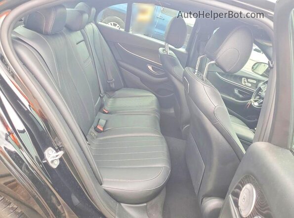 WDDZF4JB9JA445741 2018 MERCEDES-BENZ E Black უკანა სავარძლების ხედი