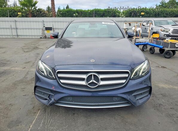 WDDZF4JB9JA456769 2018 MERCEDES-BENZ E Blue წინა ხედი