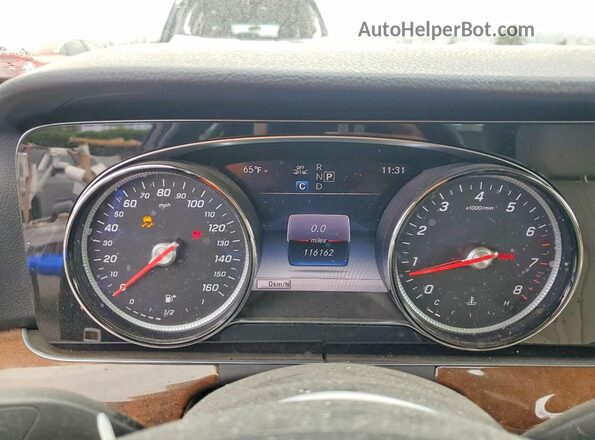 WDDZF4JB9JA456769 2018 MERCEDES-BENZ E Blue ხელსაწყოთა პანელის ხედი