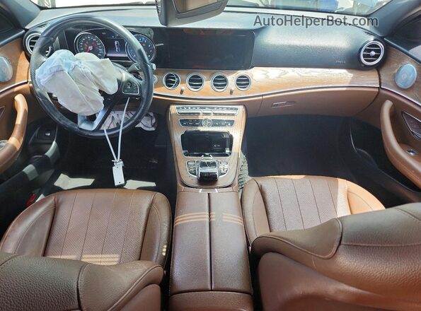 WDDZF4JB9JA480957 2018 MERCEDES-BENZ E Black წინა პანელის ხედი