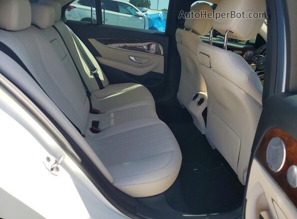 WDDZF4JB9KA490518 2019 MERCEDES-BENZ E White უკანა სავარძლების ხედი
