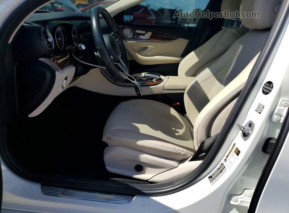 WDDZF4JB9KA490518 2019 MERCEDES-BENZ E White წინა სალონის ხედი