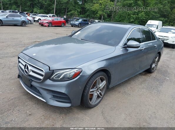 WDDZF4JBXHA033127 2017 MERCEDES-BENZ E-CLASS Gray Front left