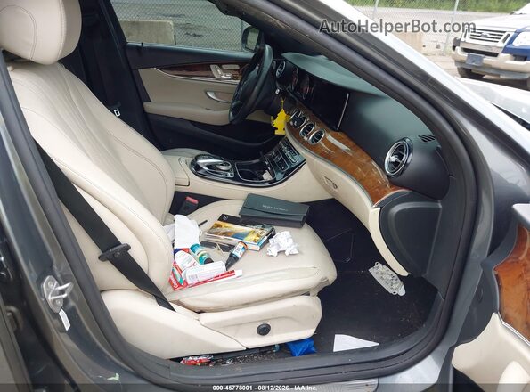 WDDZF4JBXHA033127 2017 MERCEDES-BENZ E-CLASS Gray Front interior view