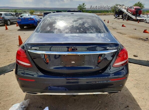 WDDZF4KB0HA098812 2017 MERCEDES-BENZ E Blue Rear view
