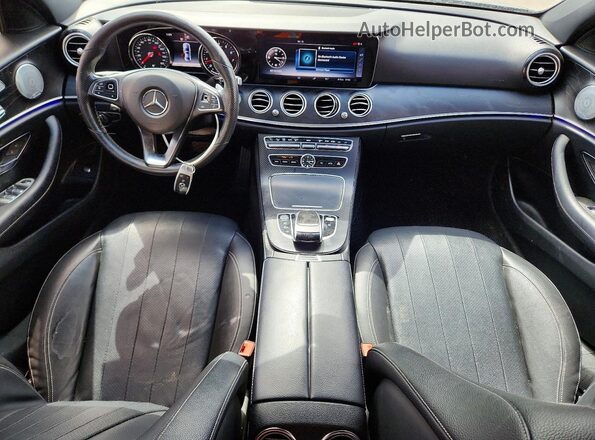 WDDZF4KB0HA098812 2017 MERCEDES-BENZ E Blue Dashboard view