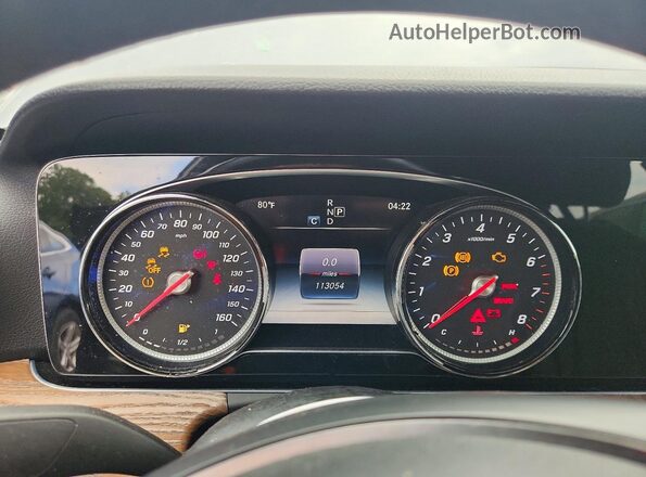 WDDZF4KB0HA241905 2017 MERCEDES-BENZ E Gray Vista del cuadro de instrumentos