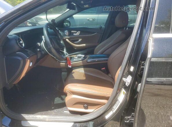 WDDZF4KB0JA342240 2018 MERCEDES-BENZ E Black Вид салону спереду