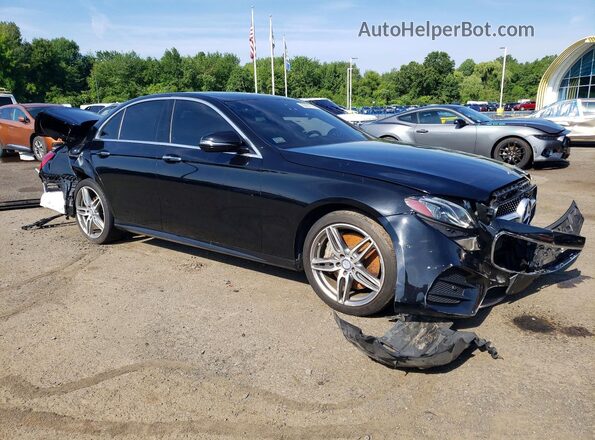WDDZF4KB1HA032799 2017 MERCEDES-BENZ E Черный Передняя правая четверть