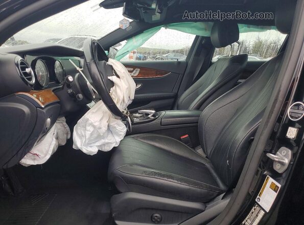 WDDZF4KB1HA096809 2017 MERCEDES-BENZ E Black Вид салону спереду