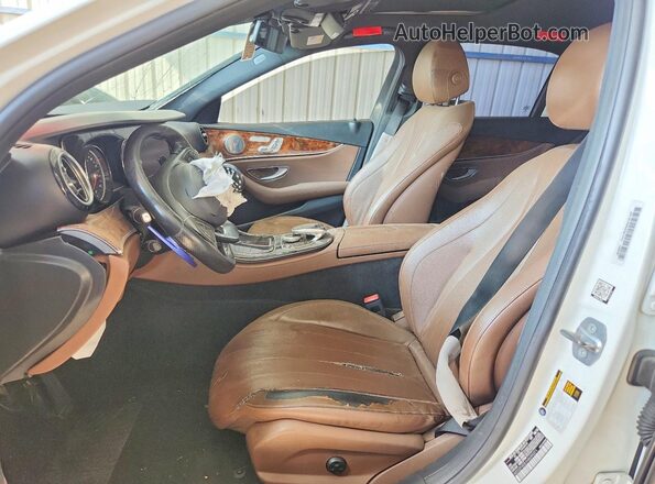 WDDZF4KB1HA099371 2017 MERCEDES-BENZ E White Front interior view
